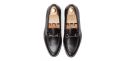 Sapato preto Oxford para os homens, sapato com forma Inglês, clássicos sapatos, sapatos elegantes, sapatos para casamentos, sapatos de casamento para os homens