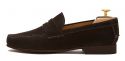 Penny loafer, suede shoes, dark brown shoe, loafer, shoe mask, diamond mask, comfortable shoes
