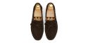 Scarpa driver marrone scuro. scarpa comoda per l'estate