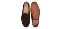 Penny loafer, suede shoes, dark brown shoe, loafer, shoe mask, diamond mask, comfortable shoes