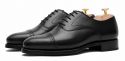 Oxford chaussures de légat, chaussures noires Oxford pour les hommes, chaussures habillées noires, chaussures de mariage pour les hommes, chaussures originales, chaussures d'affaires