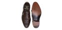Brown brogue wing tip monks, brown mens shoes