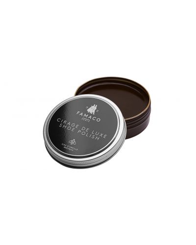 Saphir crème de couleur marron, cire pour cirer des chaussures, Saphir cire des chaussures de soins brun