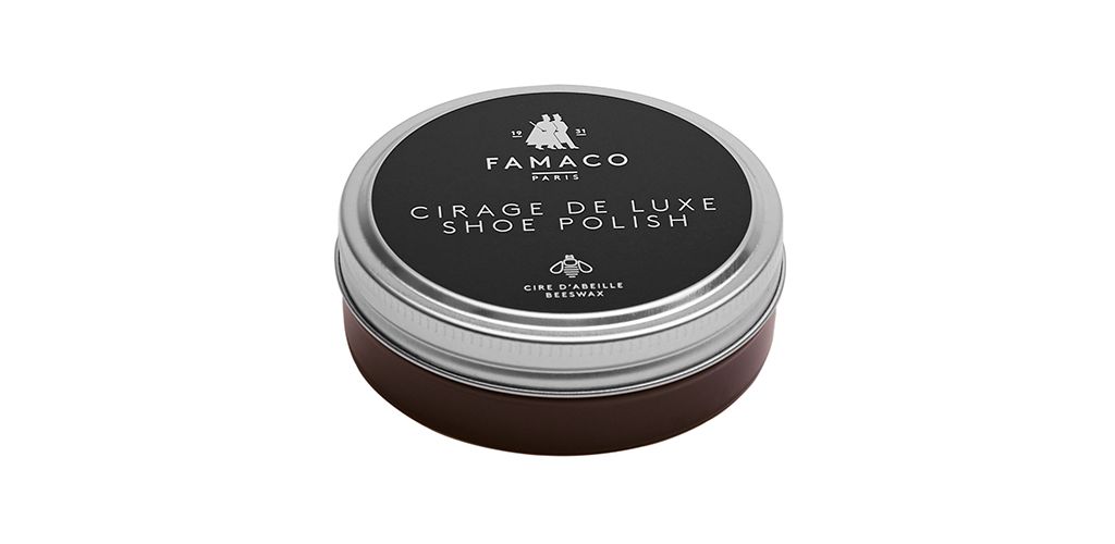 Saphir brown cream colored wax to shine shoes, Saphir wax care shoes, brown wax, best quality creams for mens shoes