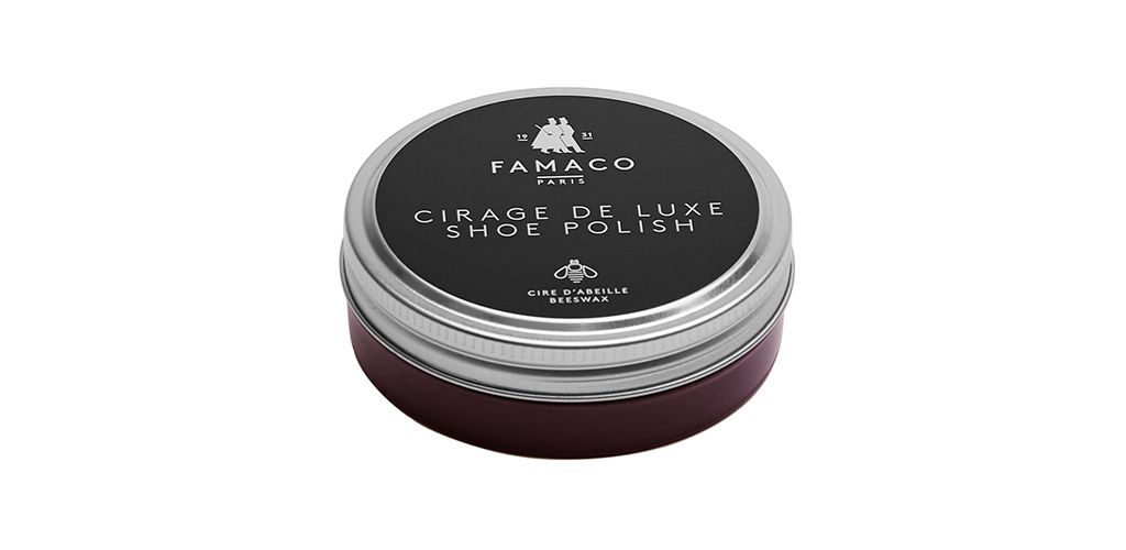 Saphir brown cream colored wax to shine shoes, Saphir wax care shoes, brown wax, best quality creams for mens shoes