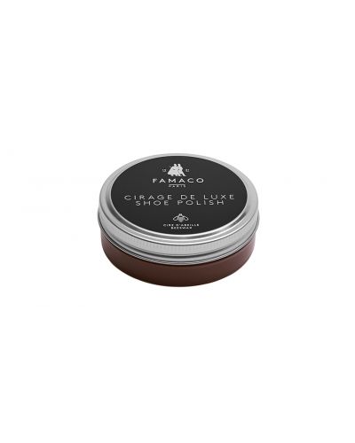 Crema para los zapatos, crema para el cuidado de los zapatos, cera marrón, cera marrón caoba, cera natural, saphir, cera brillo