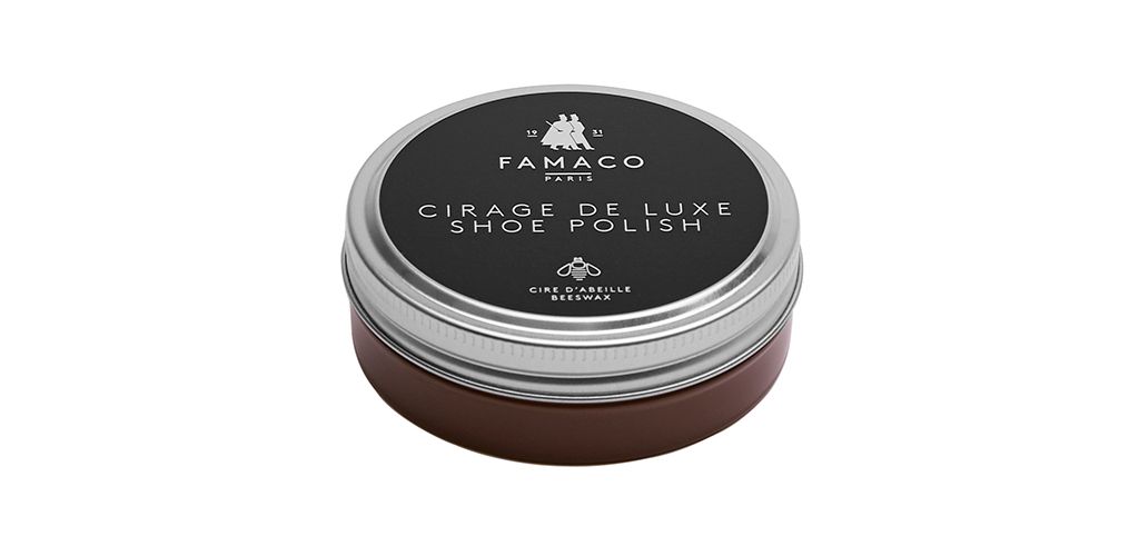 Crème des chaussures, chaussures de soins de la crème, cire brun, brun acajou, la cire naturelle, Saphir Wax, creme saphir