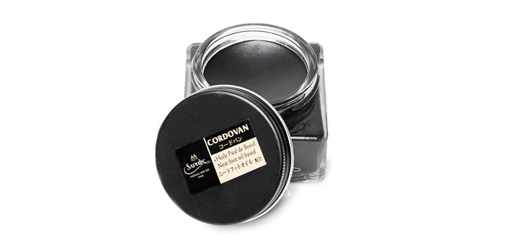 Saphir Cordovan Cream Black