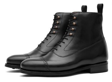 Casual boots, elegant shoes, balmoral boots, black boots for men, classic boots for gents, trendsetter boots, semi casual boots