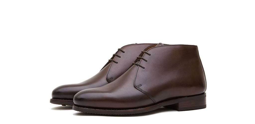 Botas Chukka Marrom escuro