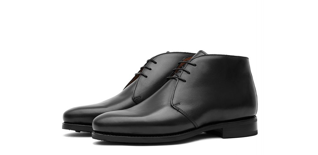 Bottes chukka en cuir brun foncé, bottes pour hommes décontractées