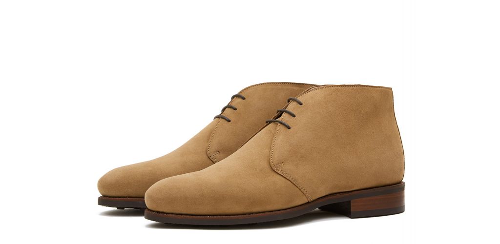Bottes chukka pour les hommes, bottes en daim pour les hommes, bottes en daim marron, bottes brunes, bottes marron foncé