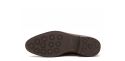 Botas Chukka homens pretos, casuais botas mens
