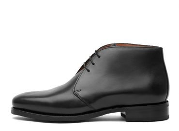 Scuri stivali in pelle marrone Chukka, mens casuali stivali