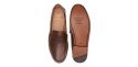 Driver shoes with eye mask in brown. Comfortable shoe for summer