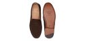 Loafer Penny, sapatos de camurça, sapato marrom escuro, loafer, máscara de sapato, sapatos confortáveis