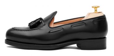 Mocassini nappa neri, scarpe nere per gli uomini, pattini convenzionali, abito scarpe nere, scarpe da ufficio, scarpe per tutti i giorni, scarpe di qualità, scarpe per ogni occasione