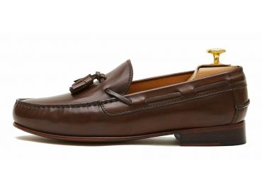 Mocassini da uomo, scarpe nappa marrone, fannullone marrone, scarpe nocciola, scarpe marroni nappa, scarpe comode, le scarpe perfette fatte in Spagna