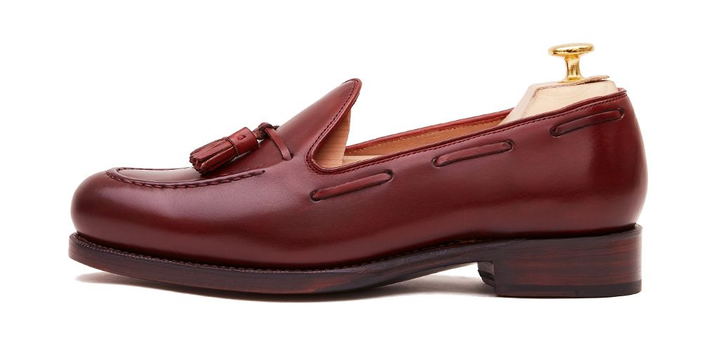 Mocassino penny per gli uomini, scarpe bordeaux, scarpe di qualità, scarpe da trekking, scarpe casual, scarpe eleganti, scarpe essenziali