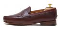 Penny loafer, leather shoes, burgundy shoe, loafer, shoe mask, diamond mask, comfortable shoes, summer shoes
