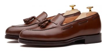 Mocasín de borlas marrón cognac, zapatos de ante para hombre, calzado formal, zapatos para la oficina, zapatos cómodos, zapatos para el día a día, zapatos de calidad 