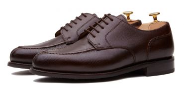 Scarpe artigianali uomo di pelle bordeaux scarpe Blucher