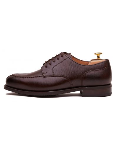 Sapatos feitos à mão para homens, sapatos de couro de borgoña