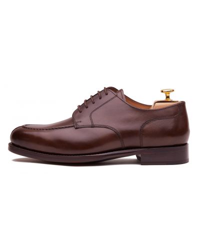Dark Brown suede plana oxford para homens, homens oxford, castanho chocolate camurça forma homens