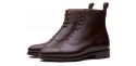 Burgundy botas balmoral para homens, botas mens, botas de renda para homens