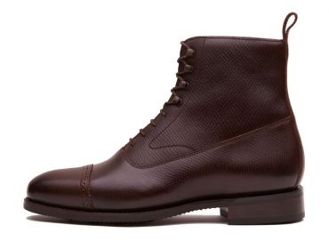 Burgundy balmoral boots for men, mens boots, lace up boots for men