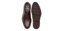 Sapatos feitos à mão para homens, sapatos de couro de borgoña