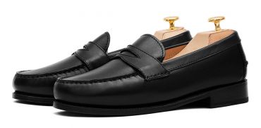 Loafer Penny, sapatos de pele, sapato marrom, loafer, máscara de sapato, sapatos confortáveis