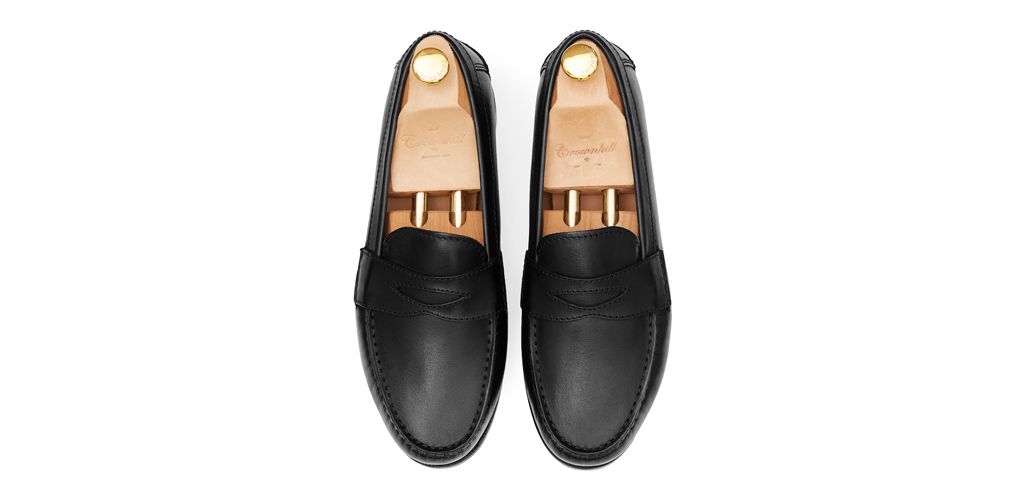 Loafer Penny, sapatos de pele, sapato marrom, loafer, máscara de sapato, sapatos confortáveis