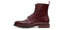 Botas Brown Balmoral, botas Derby para homens, botas mens com atacadores