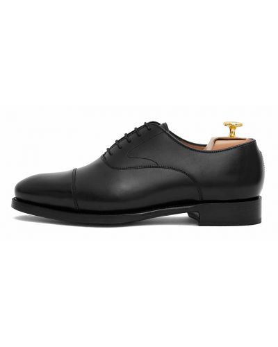 Zapato Oxford negro para hombre, zapato Oxford liso, zapato con horma inglesa, zapatos clásicos, zapatos elegantes, zapatos de vestir, zapatos de hombre para bodas