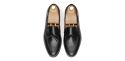 Sapato preto Oxford para os homens, sapato com forma Inglês, clássicos sapatos, sapatos elegantes, sapatos para casamentos, sapatos de casamento para os homens