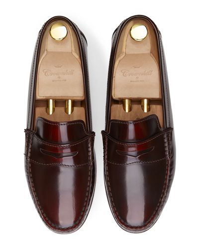 Loafer Penny, sapatos de pele, sapato marrom, loafer, máscara de sapato, sapatos confortáveis