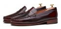 Loafer Penny, sapatos de pele, sapato marrom, loafer, máscara de sapato, sapatos confortáveis