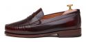 Loafer Penny, sapatos de pele, sapato marrom, loafer, máscara de sapato, sapatos confortáveis