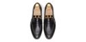 Sapato preto Oxford para os homens, sapato com forma Inglês, clássicos sapatos, sapatos elegantes, sapatos para casamentos, sapatos de casamento para os homens