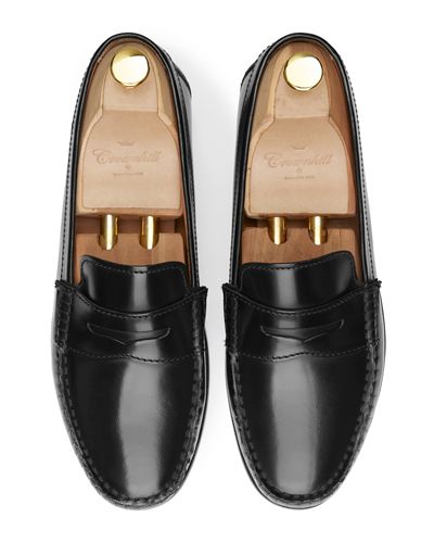 Loafer Penny, sapatos de pele, sapato marrom, loafer, máscara de sapato, sapatos confortáveis