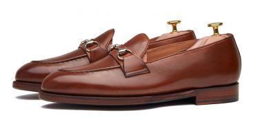Mocassim na máscara de couro preto, Homens de couro loafer