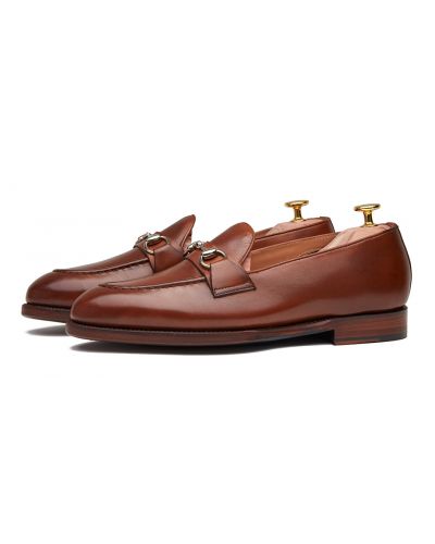 Mocassim na máscara de couro preto, Homens de couro loafer