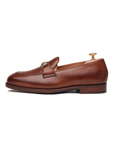 Mocassim na máscara de couro preto, Homens de couro loafer