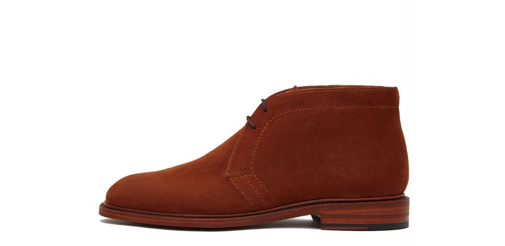 Botas Chukka para homens, botas de camurça para homens marrom, botas impermeáveis, botas para inverno, botas com cadarços