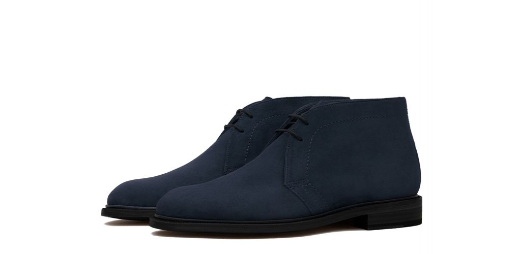 Botas Chukka para homens, botas de camurça para homens marrom, botas impermeáveis, botas para inverno, botas com cadarços