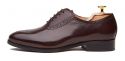Zapato Oxford marrón de mujer, zapato coñac para mujer, zapatos cómodos, zapatos para ir a la oficina, zapatos para ambientes formales, zapatos color chocolate