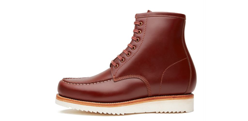 Botas Brown Balmoral, botas Derby para homens, botas mens com atacadores