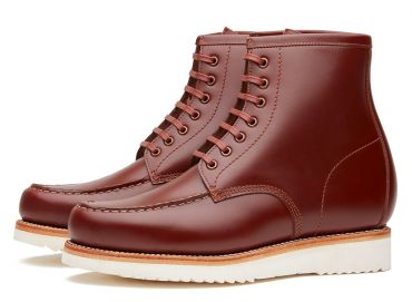 Botas Brown Balmoral, botas Derby para homens, botas mens com atacadores