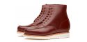 Botas Brown Balmoral, botas Derby para homens, botas mens com atacadores